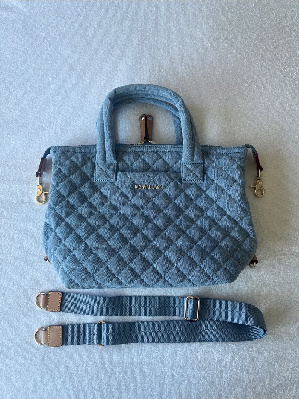 MZ Wallace Small Sutton in Denim